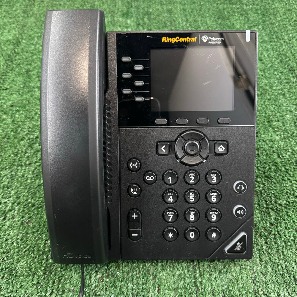 Polycom VVX 350 6-Line IP Desk Phone - Black